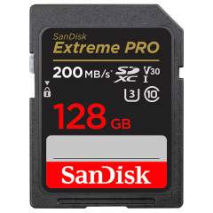SanDisk Extreme Pro 128GB SDXC (200MB/s) UHS-I (U3 / V30) -muistikortti