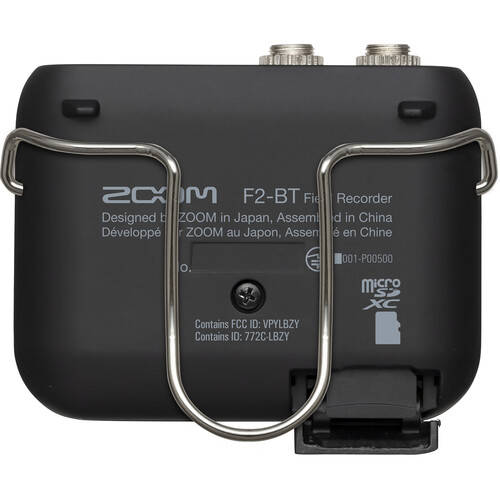 Zoom F2-BT -audiotallennin Bluetoothilla (musta)