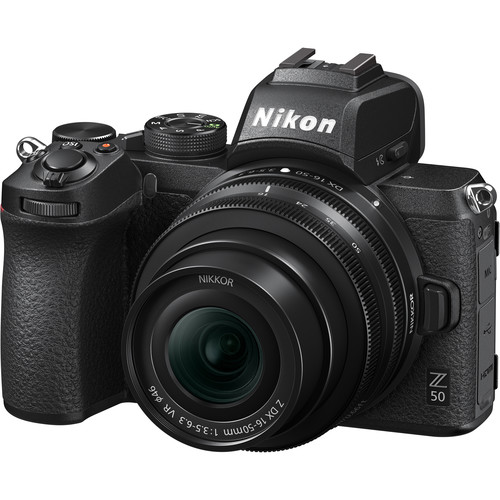 Nikon Z50 + Nikkor Z 16-50mm VR järjestelmäkamera Kit