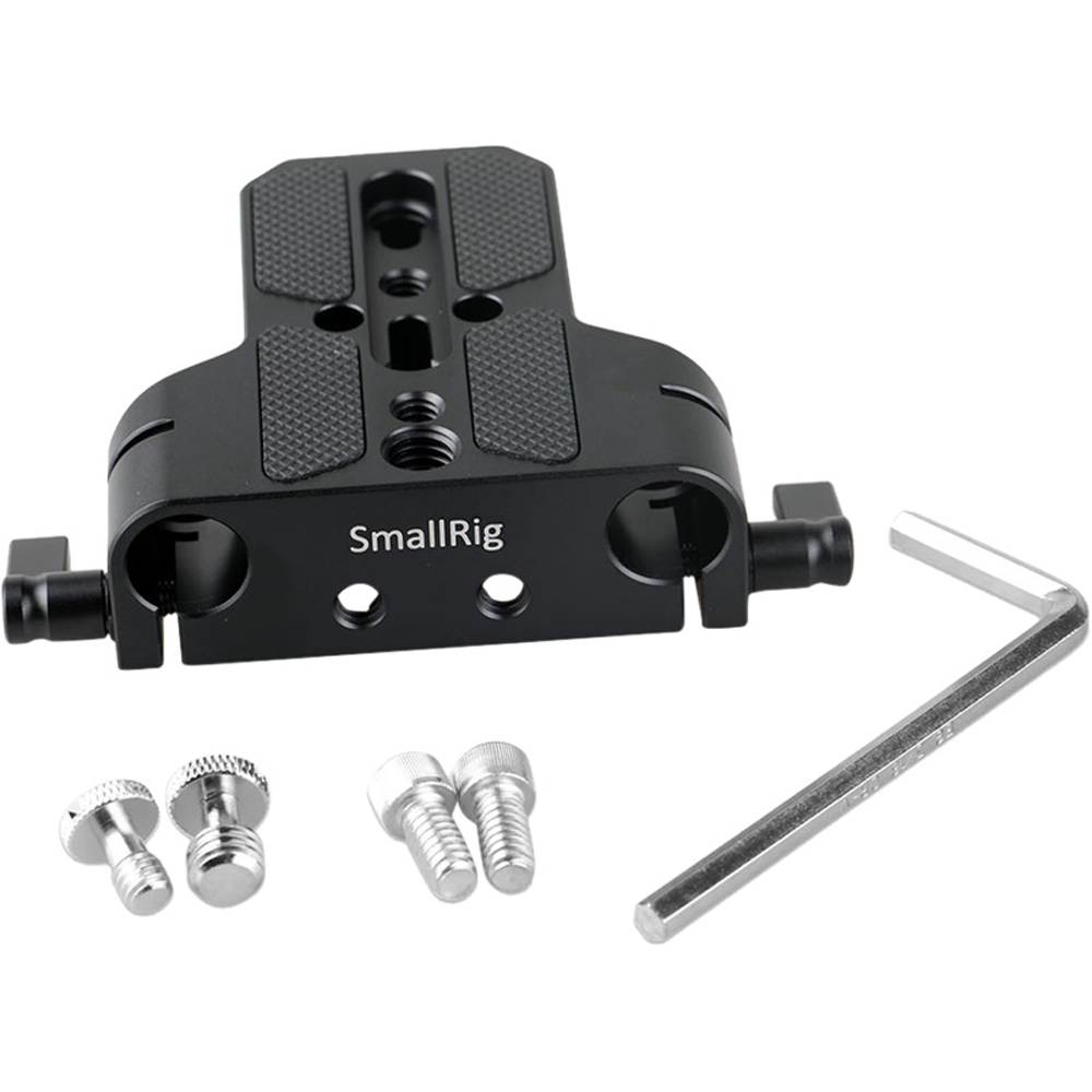 Smallrig 1674 Baseplate with 15mm Rod Clamp -kiinnityslevy