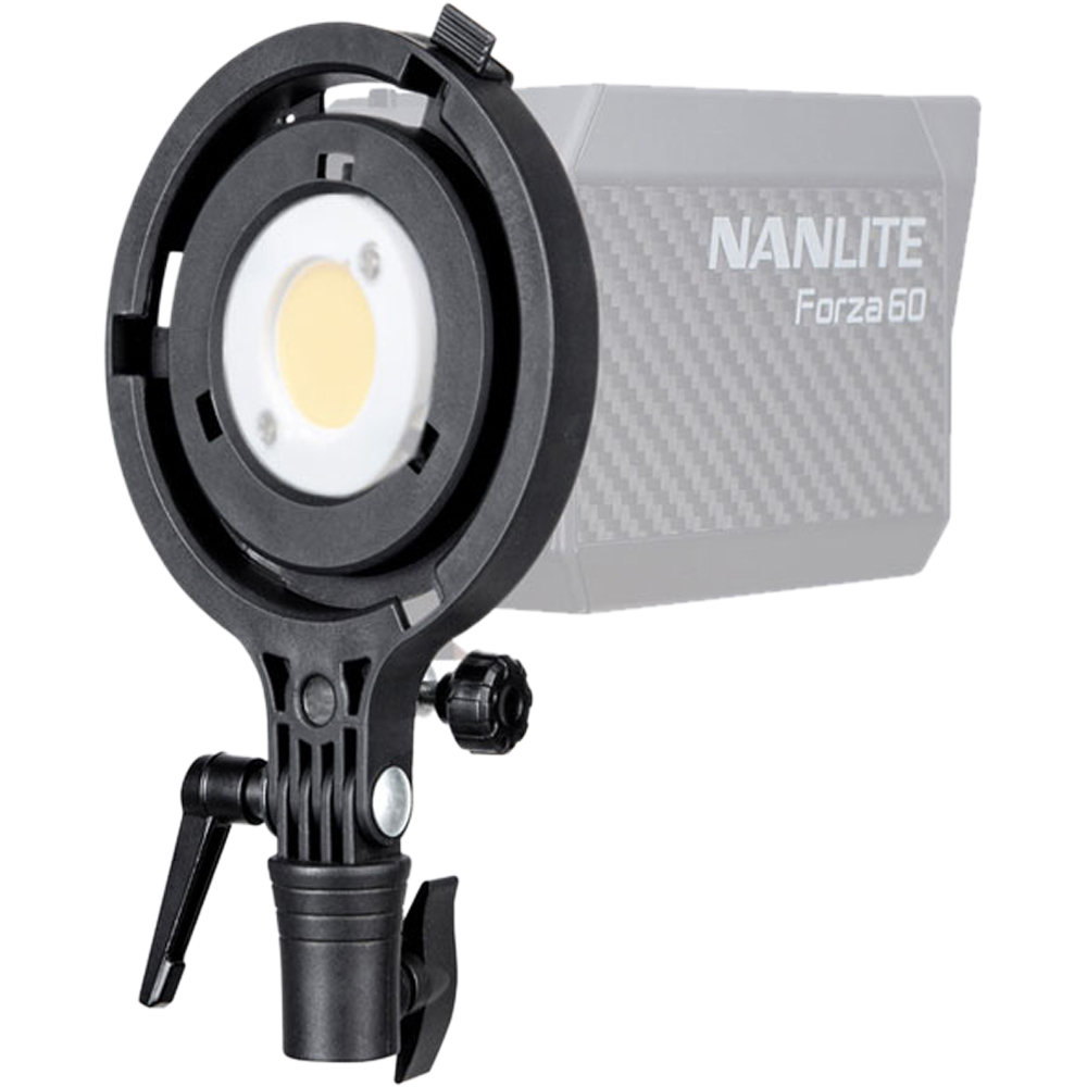 Nanlite Forza 60B Bi-color led-valo + Bowens-adapteri + akkukahva