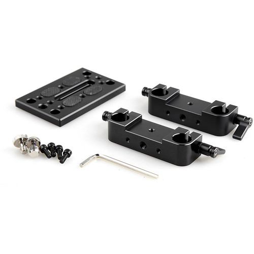 Smallrig 1775 Mounting Plate with 15mm Rod Clamps -kiinnityslevy