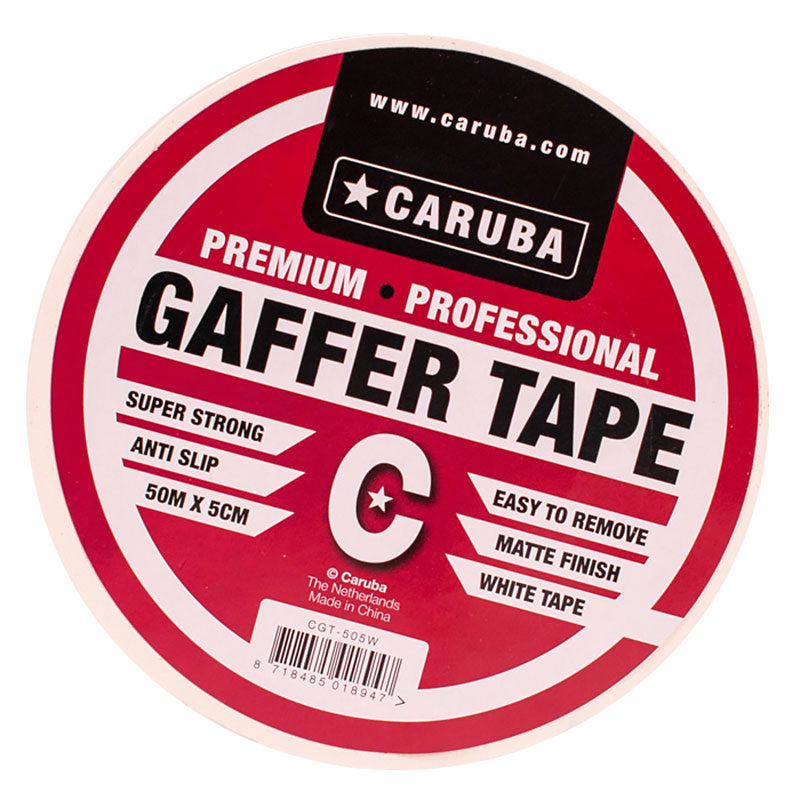 Caruba Gaffer Tape -roudarinteippi (50m) - Musta