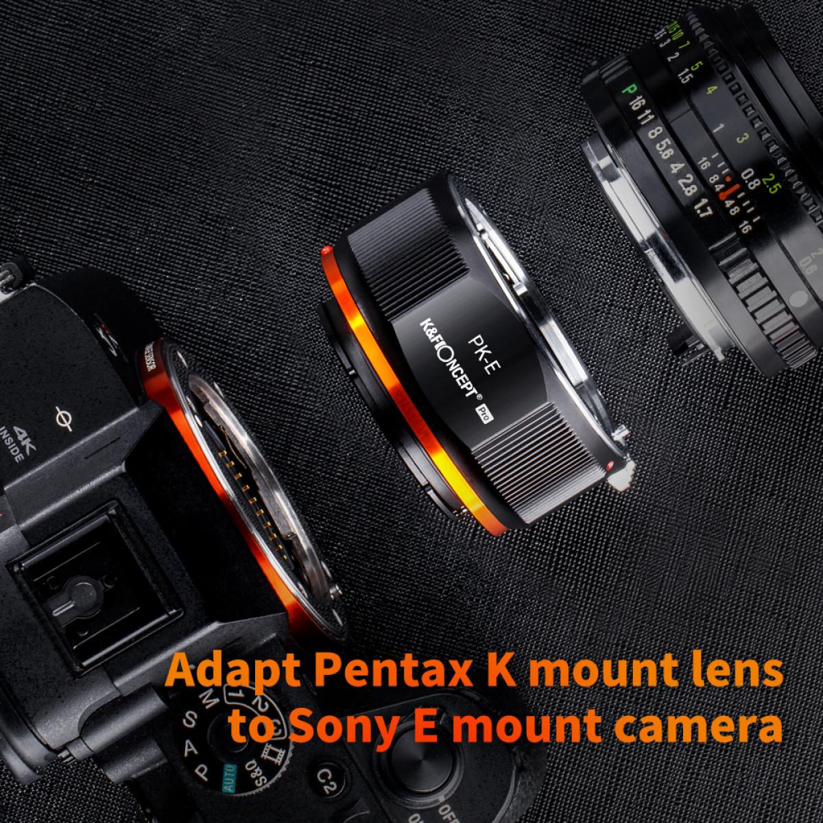 K&F Concept Pro Pentax K - Sony E -adapteri