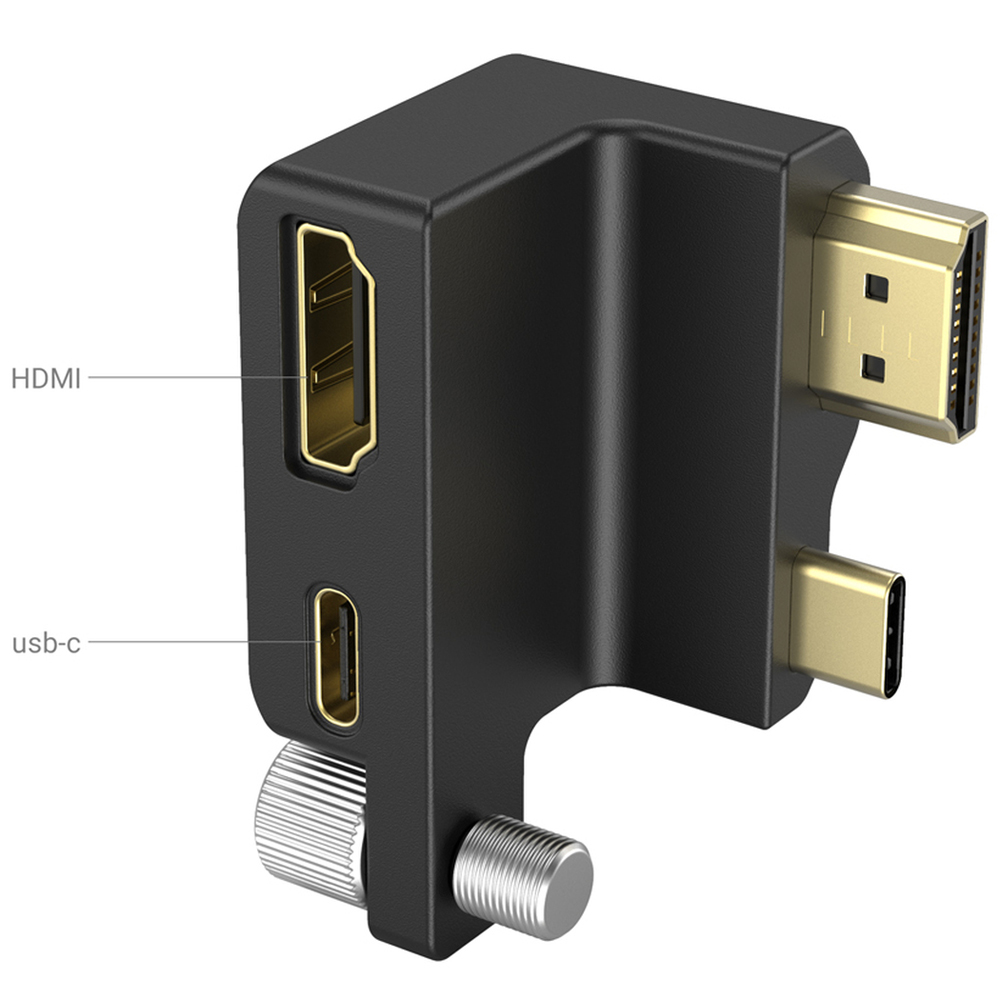 Smallrig 3289 HDMI/USB-C Right-Angle Adapter for BMPCC 6K Pro