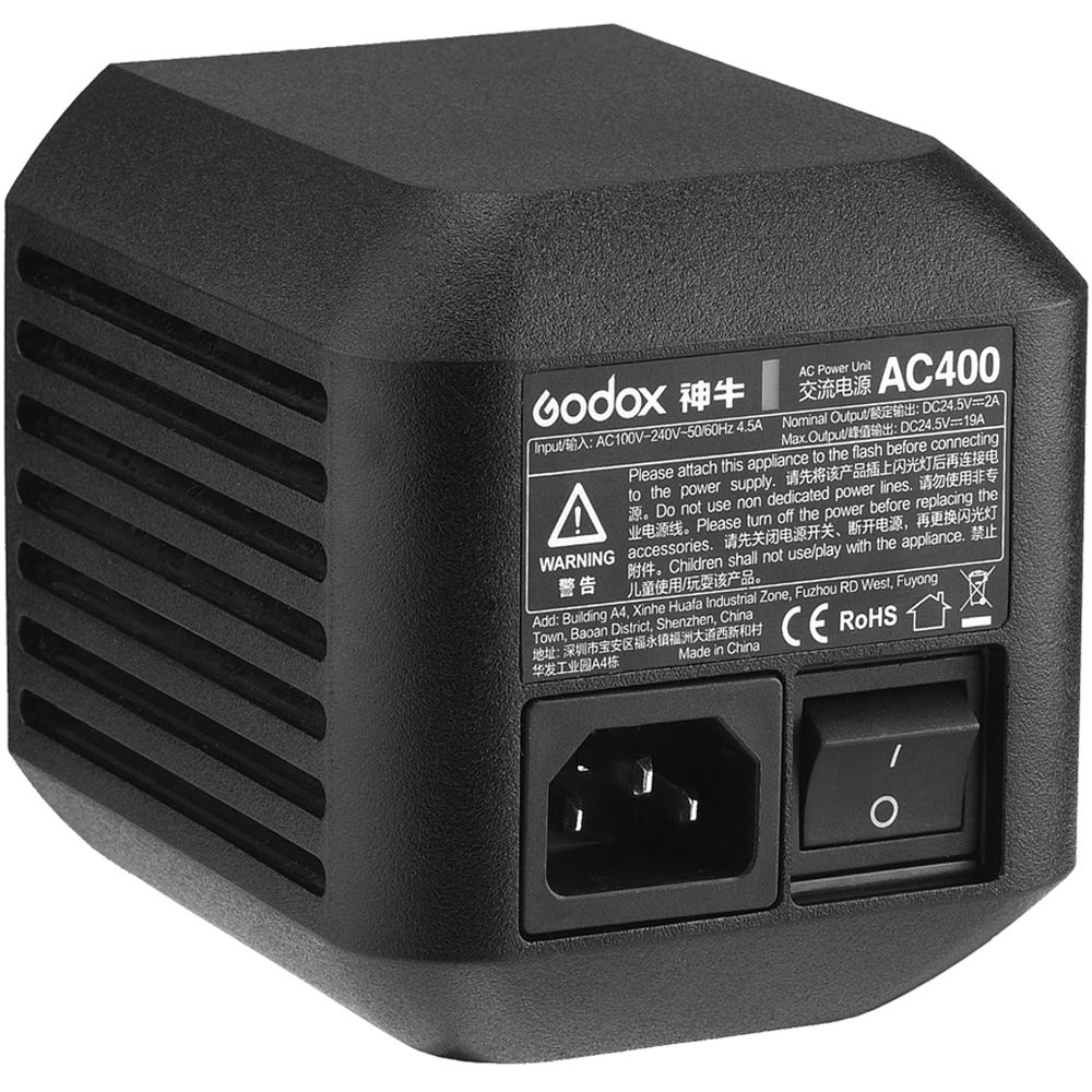 Godox AC400 Power Adapter -verkkovirta-adapteri (AD400Pro)
