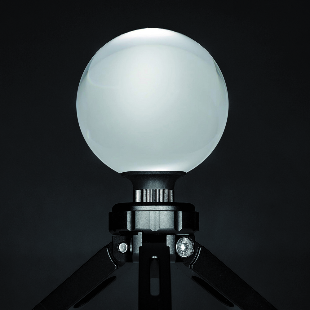 Caruba Stand for Lensball on tripod -jalustakiinnitys linssipallolle (60-80mm)