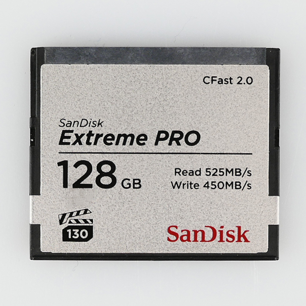 (Myyty) SanDisk 128GB Extreme PRO CFast 2.0 (Write: 450MB/s)- muistikortti (käytetty)