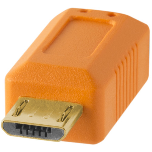 Tether Tools TetherPro (4,6m) USB 2.0 Type-A to USB Micro-B kaapeli - Oranssi