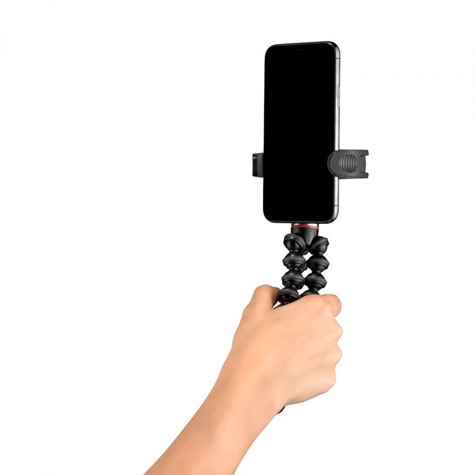 Joby GripTight Smart -puhelinteline jalustaan ja kameraan