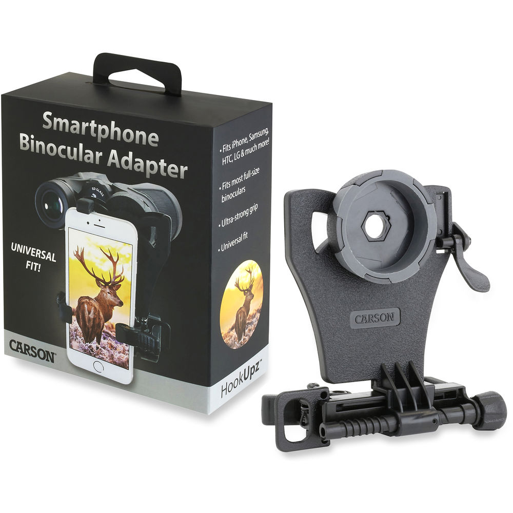 Carson HookUpz Smartphone Binocular Adapter -puhelinteline kiikareille