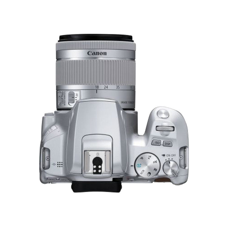 Canon EOS 250D + 18-55mm IS STM -järjestelmäkamera Kit - Hopea