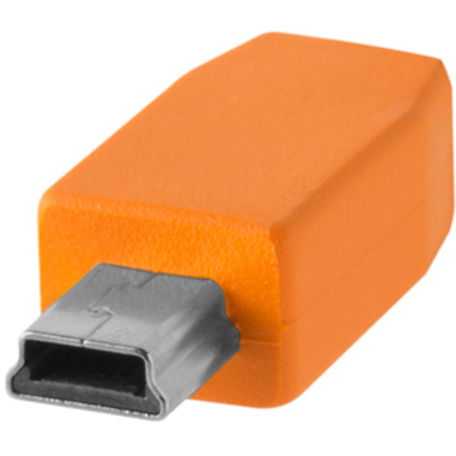 Tether Tools TetherPro (4,6m) USB Type-C to USB Mini-B kaapeli - Oranssi