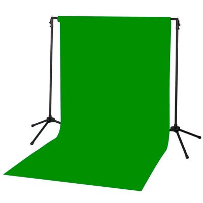 Caruba Backdrop Fabric 2x3m -taustakangas - Chromakey Green