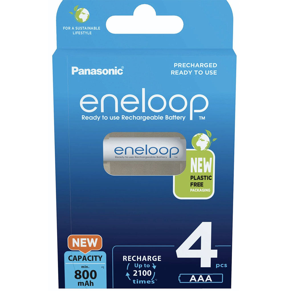 Panasonic Eneloop Micro 800mAh AAA akku (4kpl)