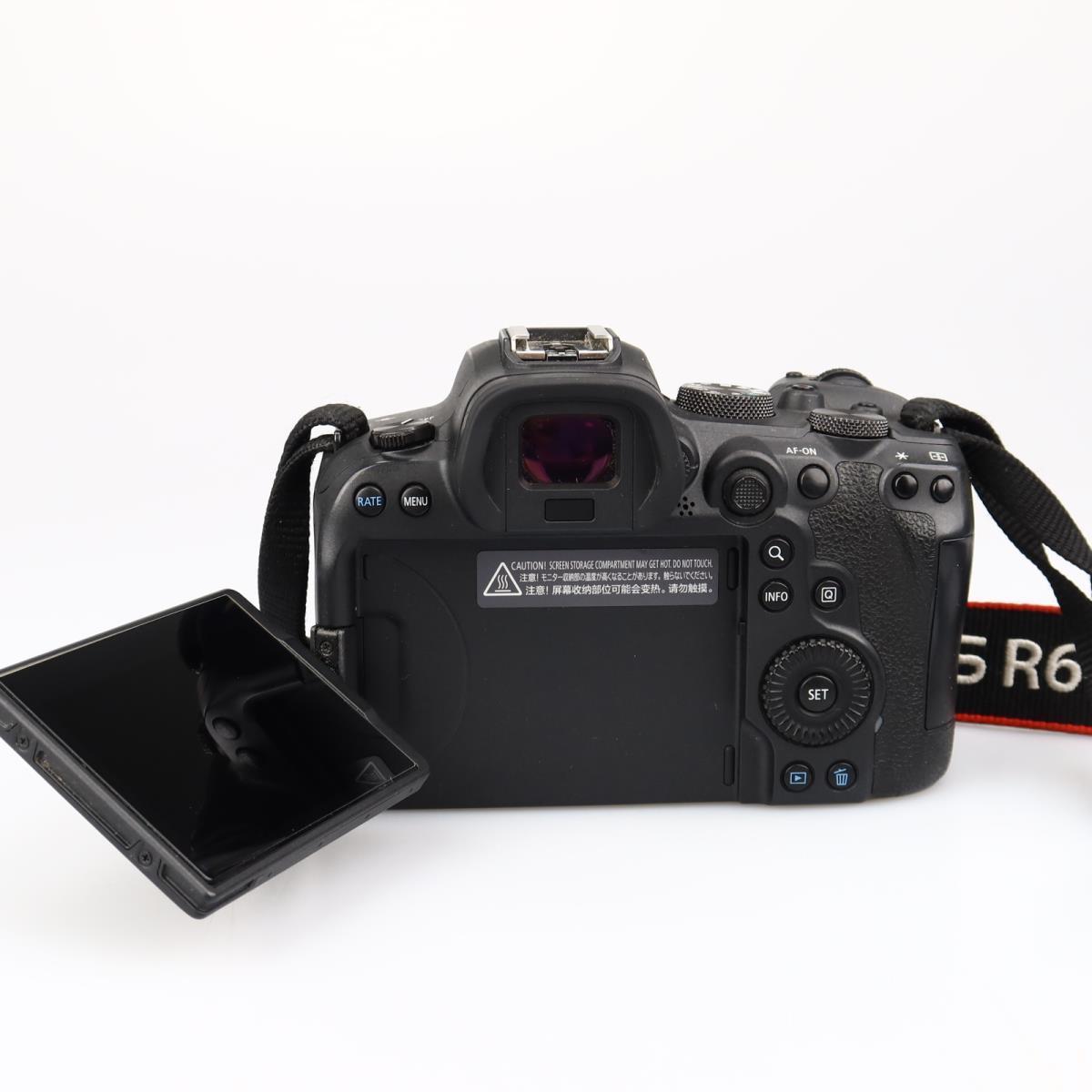 (Myyty) Canon EOS R6 runko (SC max 31k) (käytetty)