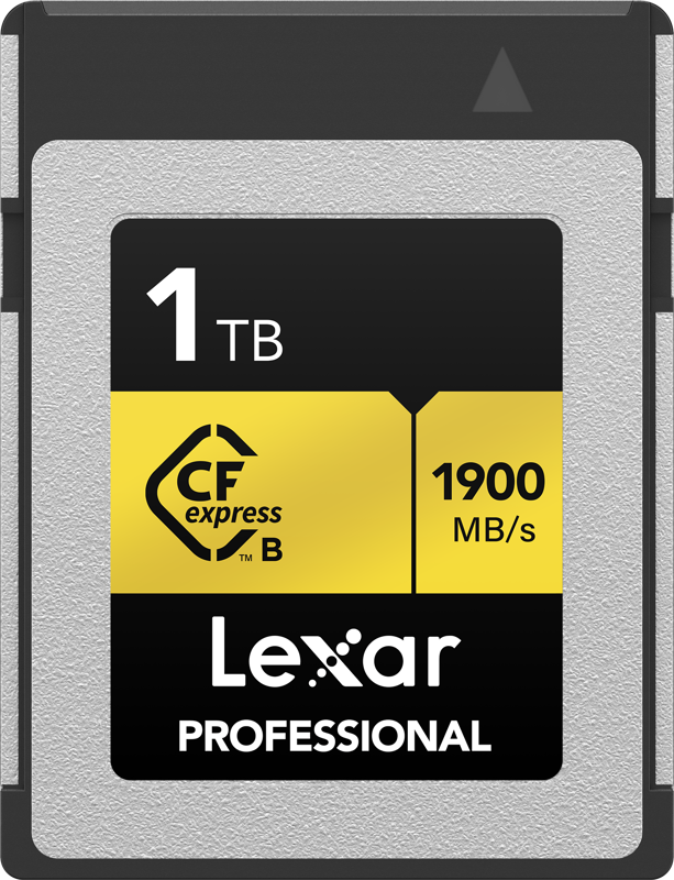 Lexar CFexpress 1TB Pro Gold (R1900 / W1500) -muistikortti