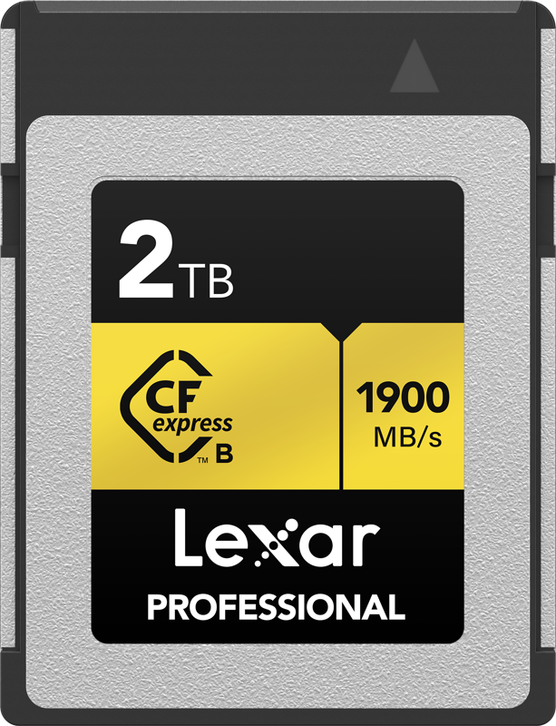 Lexar CFexpress 2TB Pro Gold (R1900 / W1500) -muistikortti