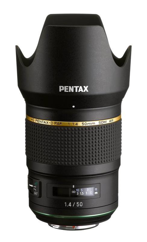 Pentax HD FA 50mm f/1.4 SDM AW -objektiivi