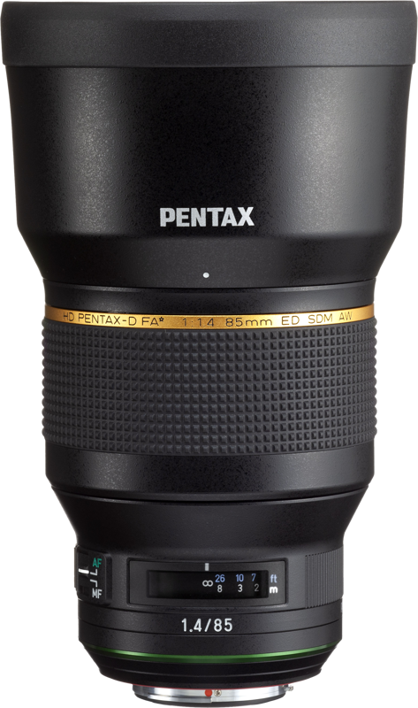 Pentax HD D FA 85mm F/1.4 ED SDM AW -objektiivi