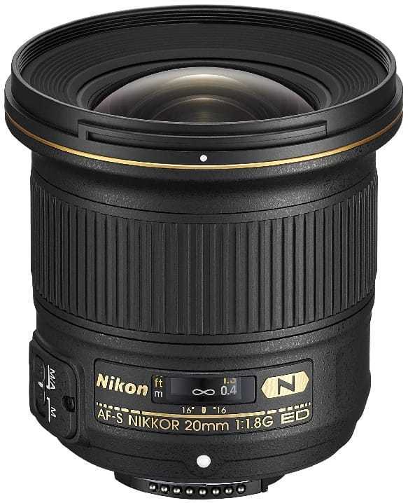 Nikon AF-S Nikkor 20mm f/1.8G ED -objektiivi