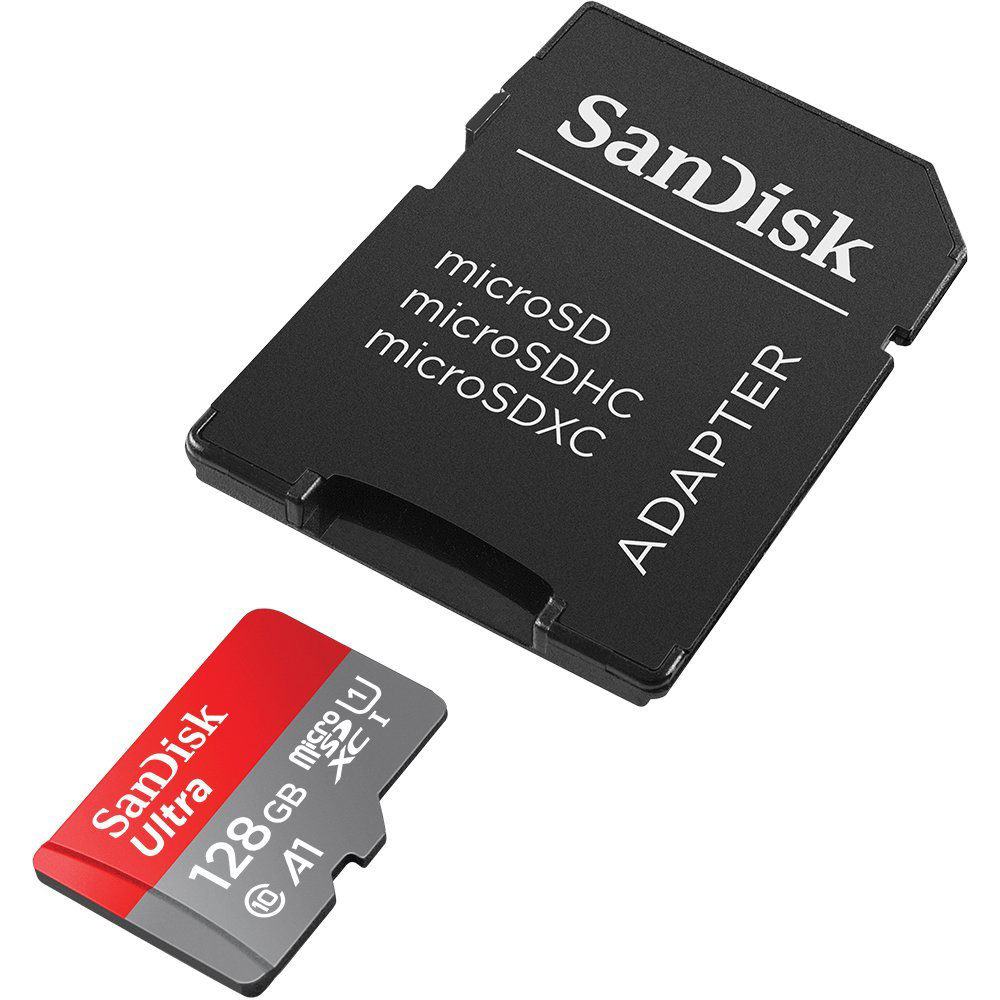 SanDisk Ultra 128GB microSDXC (120Mb/s) UHS-I (A1) muistikortti
