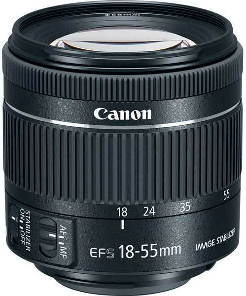 Canon EF-S 18-55mm f/4-5.6 IS STM -objektiivi