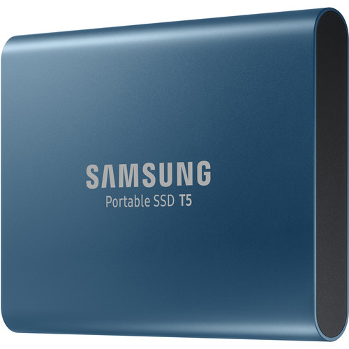 Samsung SSD T5 ulkoinen SSD-levy 500GB, Sininen