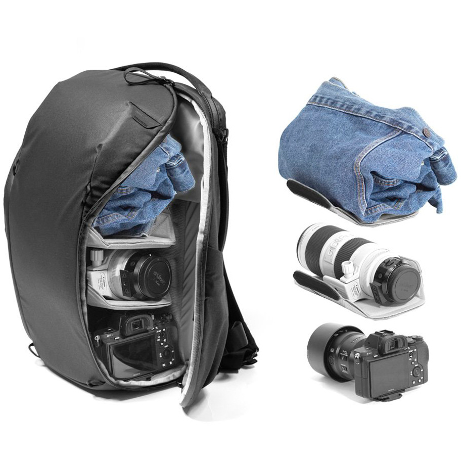 Peak Design Everyday Backpack ZIP 15L kamerareppu - Midnight