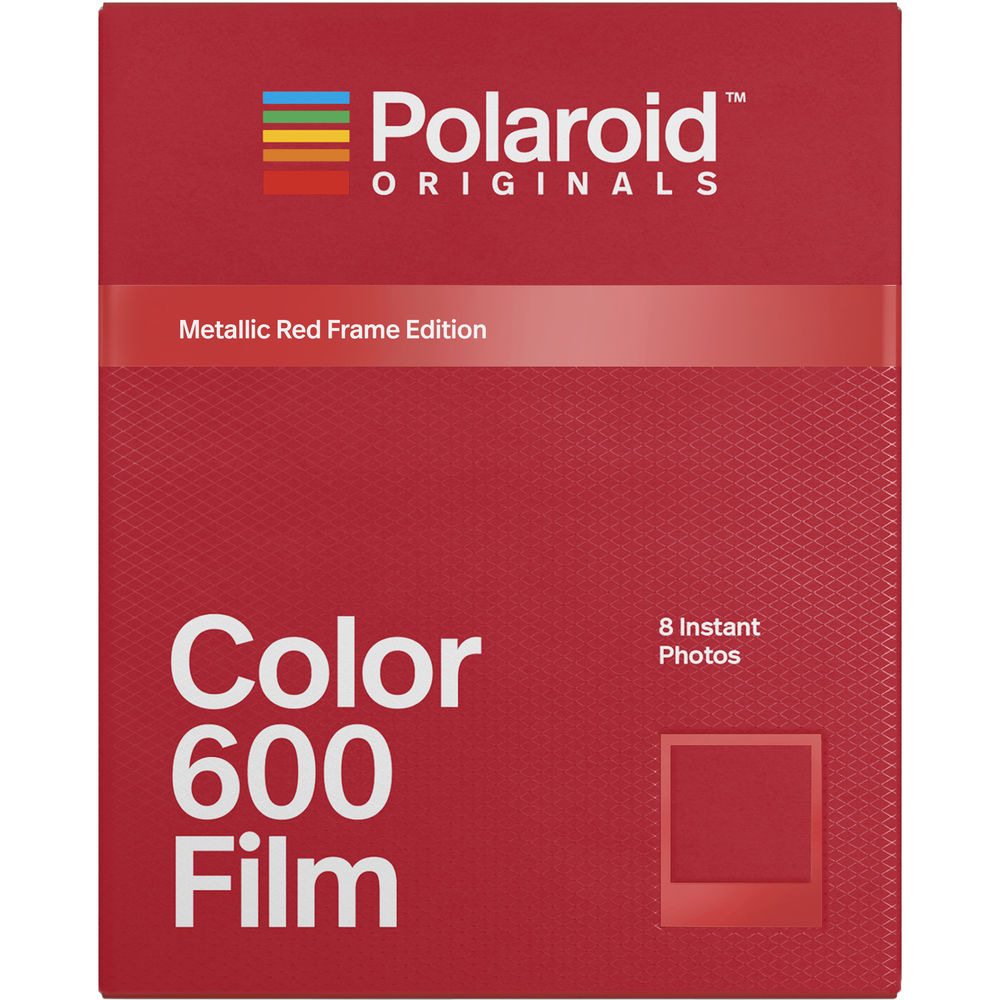 Polaroid Originals 600 Color pikafilmi (Metallic Red Frame Edition)