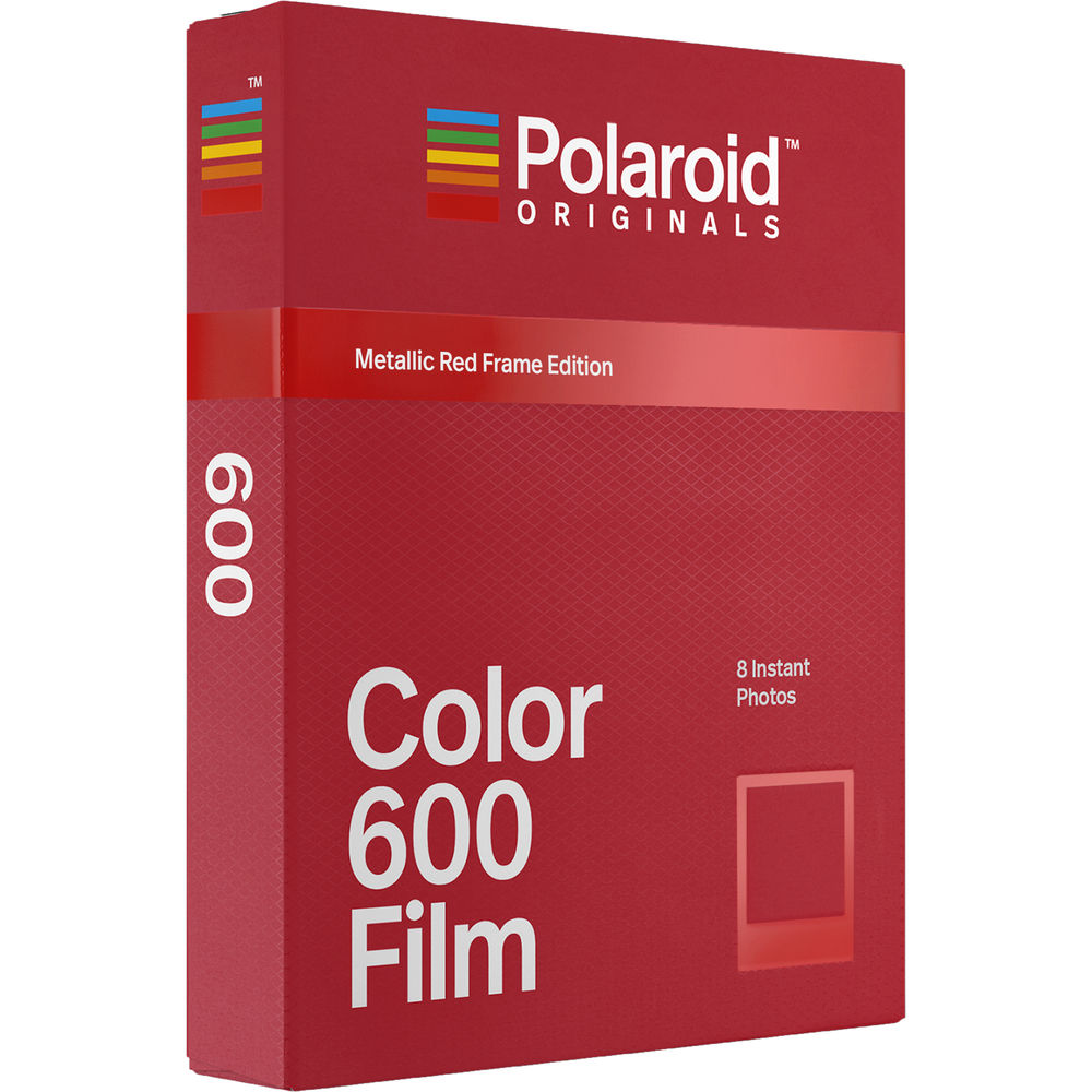 Polaroid Originals 600 Color pikafilmi (Metallic Red Frame Edition)