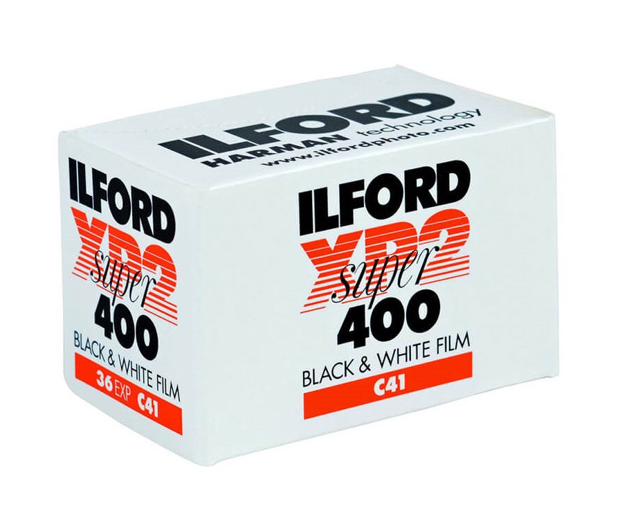 Ilford XP2 Super 400 135/36 mustavalkofilmi