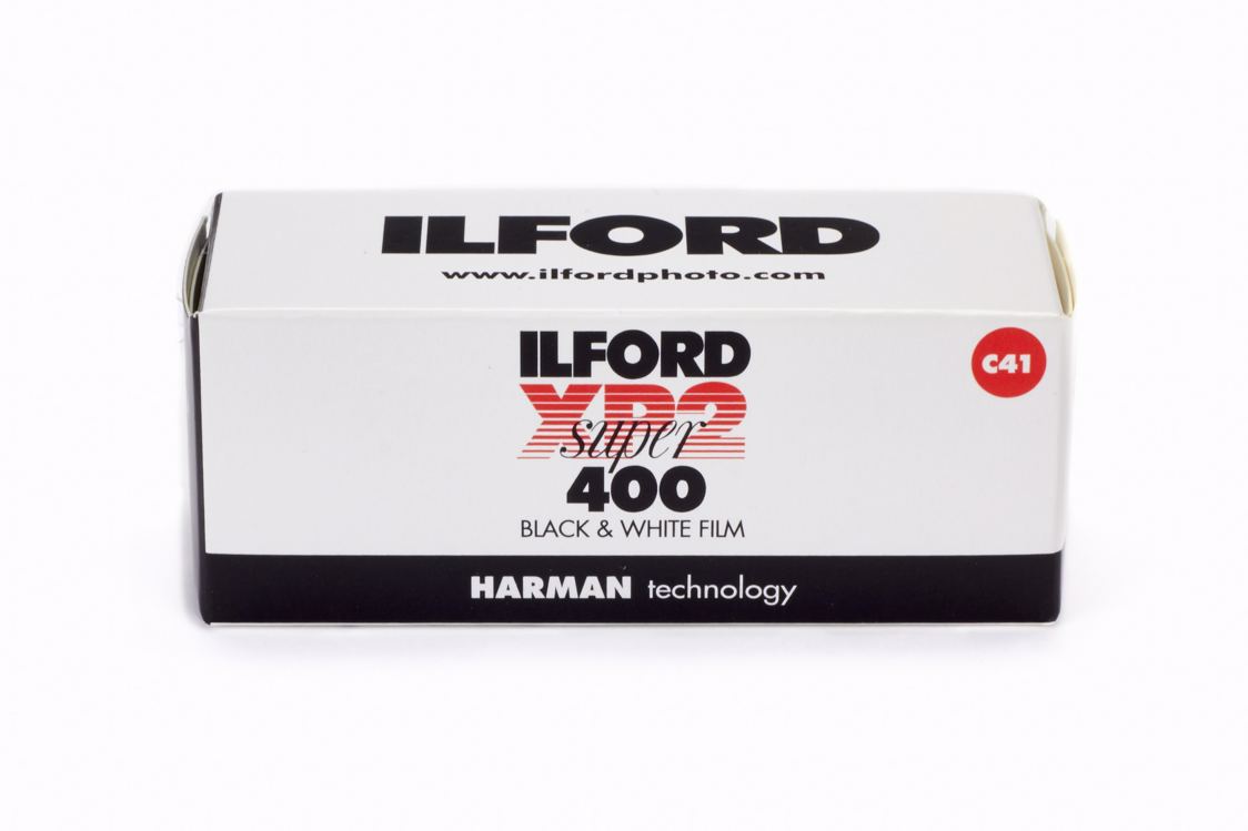 Ilford XP2 Super 400 120 mustavalkofilmi