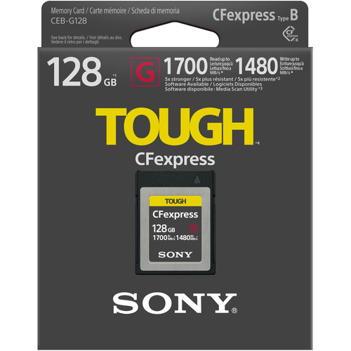 Sony CFexpress 128GB Type B Tough -muistikortti