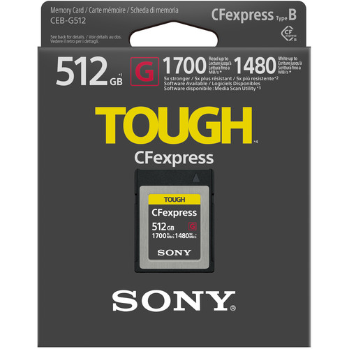 Sony 512GB CFexpress Type B Tough -muistikortti