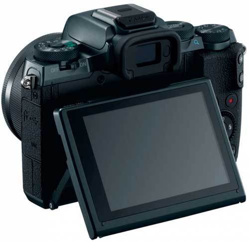 Canon EOS M5 runko + EF-EOS M -adapteri