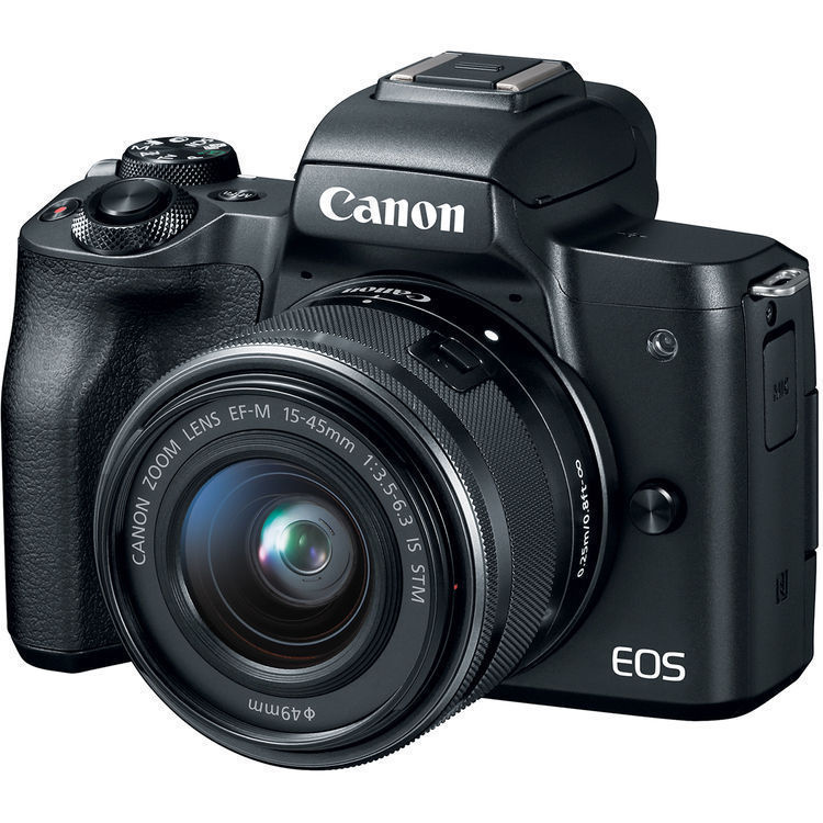 Canon EOS M50 + EF-M 15-45mm IS STM Kit - Musta