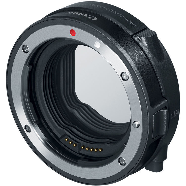 Canon EF - EOS R Drop-in Mount Adapter ND-suotimella