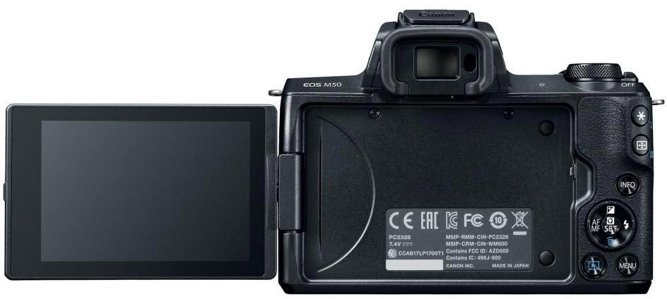 Canon EOS M50 runko - Musta