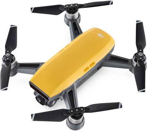 DJI Spark mini drone kamerakopteri - Sunrise Yellow