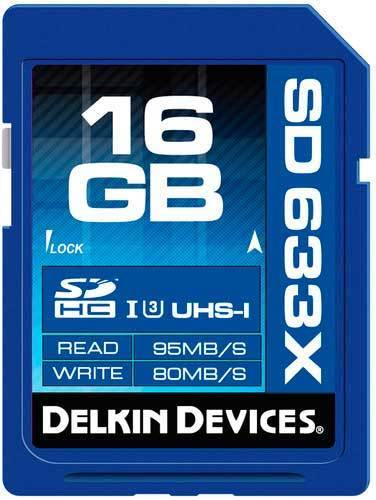 Delkin Elite 16GB SDHC (633x) UHS-I (Class 10 / U3) muistikortti