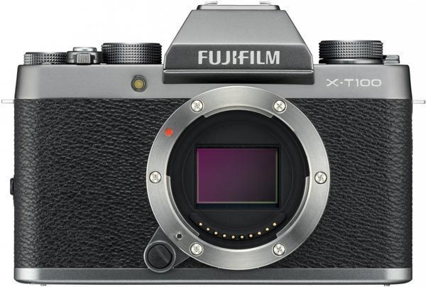 Fujifilm X-T100 runko - Tumma hopea