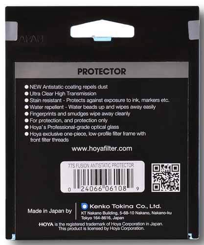 Hoya Fusion Antistatic Protector 58mm