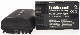 Hähnel HL-E6N akku (Canon LP-E6)