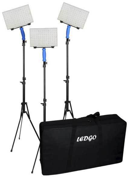 LedGo B560 LED Valaisupaketti (3kpl LED-valaisin, 3kpl jalusta)