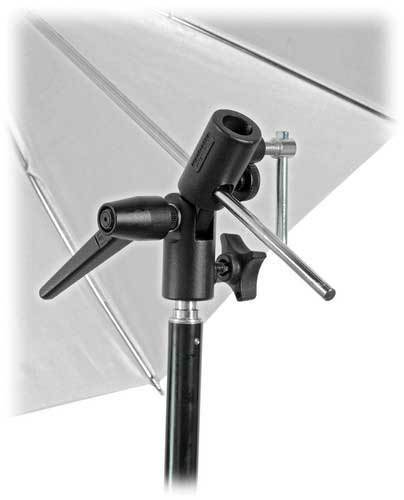 Manfrotto 026 Lite-Tite Swivel Umbrella Adapter -valaisinnivel ja sateenvarjopidike
