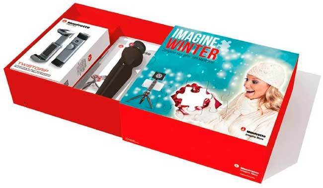 Manfrotto Winter Mobile kit - Pixi jalusta ja Smart Clamp puhelinkiinnike