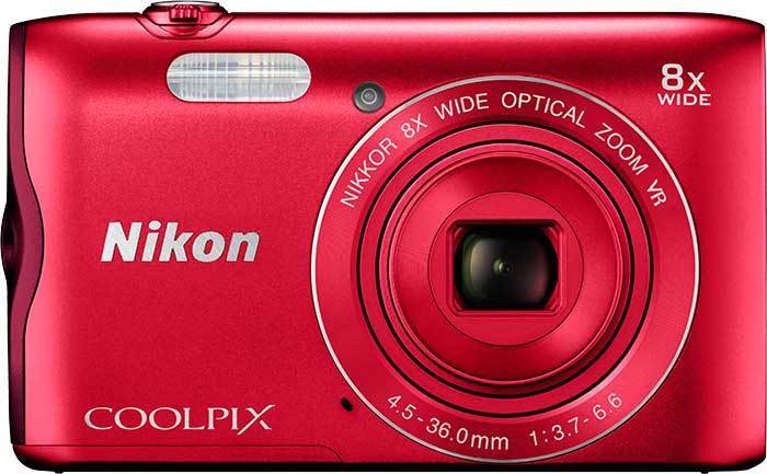 Nikon Coolpix A300 digikamera - Punainen