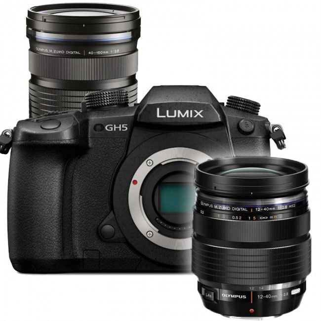 Panasonic Lumix DC-GH5 + Olympus 12-40 Pro + 40-150mm Pro