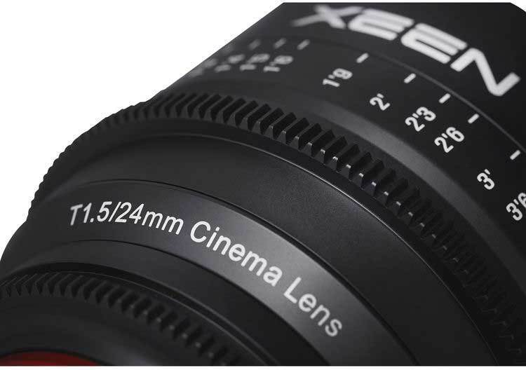 Samyang XEEN 24mm T1.5 Cine - Canon EF